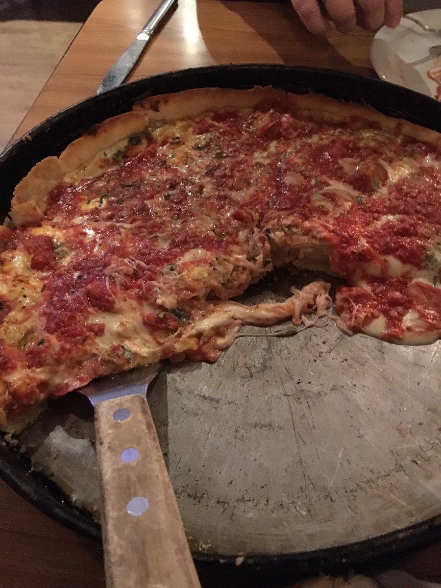 Pizza done right #Chicago #amazing