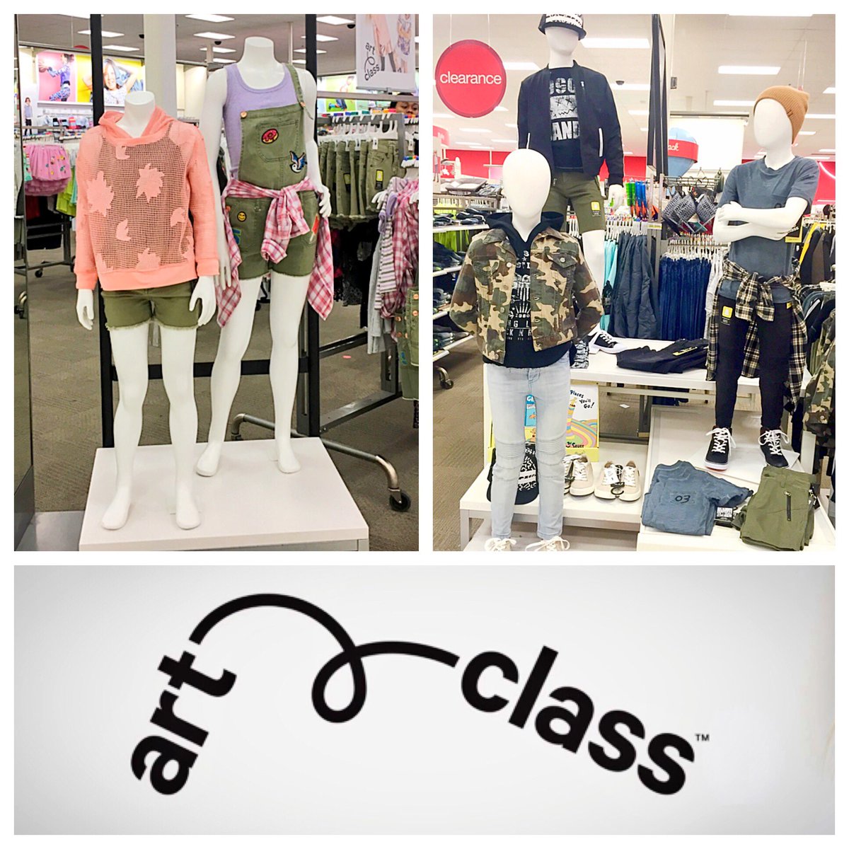 New Art Class pieces = New looks for the cool kids! My VM gals styled the girls &amp; I styled the boys. 🎨#TargetStyle #teamwork #T0966