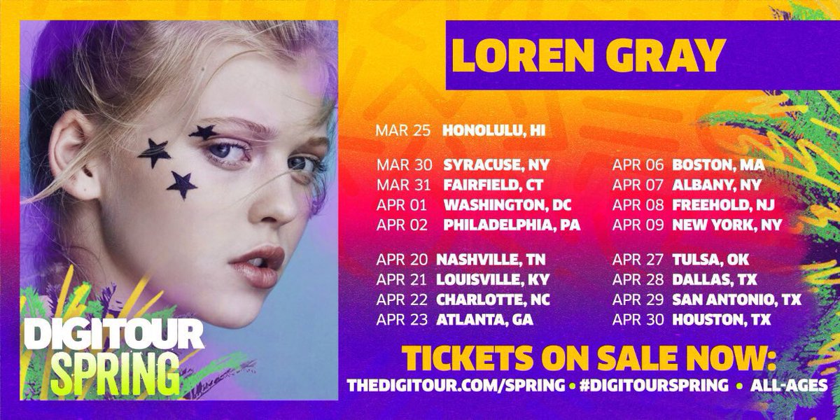 obviouslyloren's tweet photo. I want to meet #LorenOnDigiTourSpring https://t.co/e2Ez7439qU in Boston Massachusetts!
@DigiTour
x6 https://t.co/J0XDuVQp3h