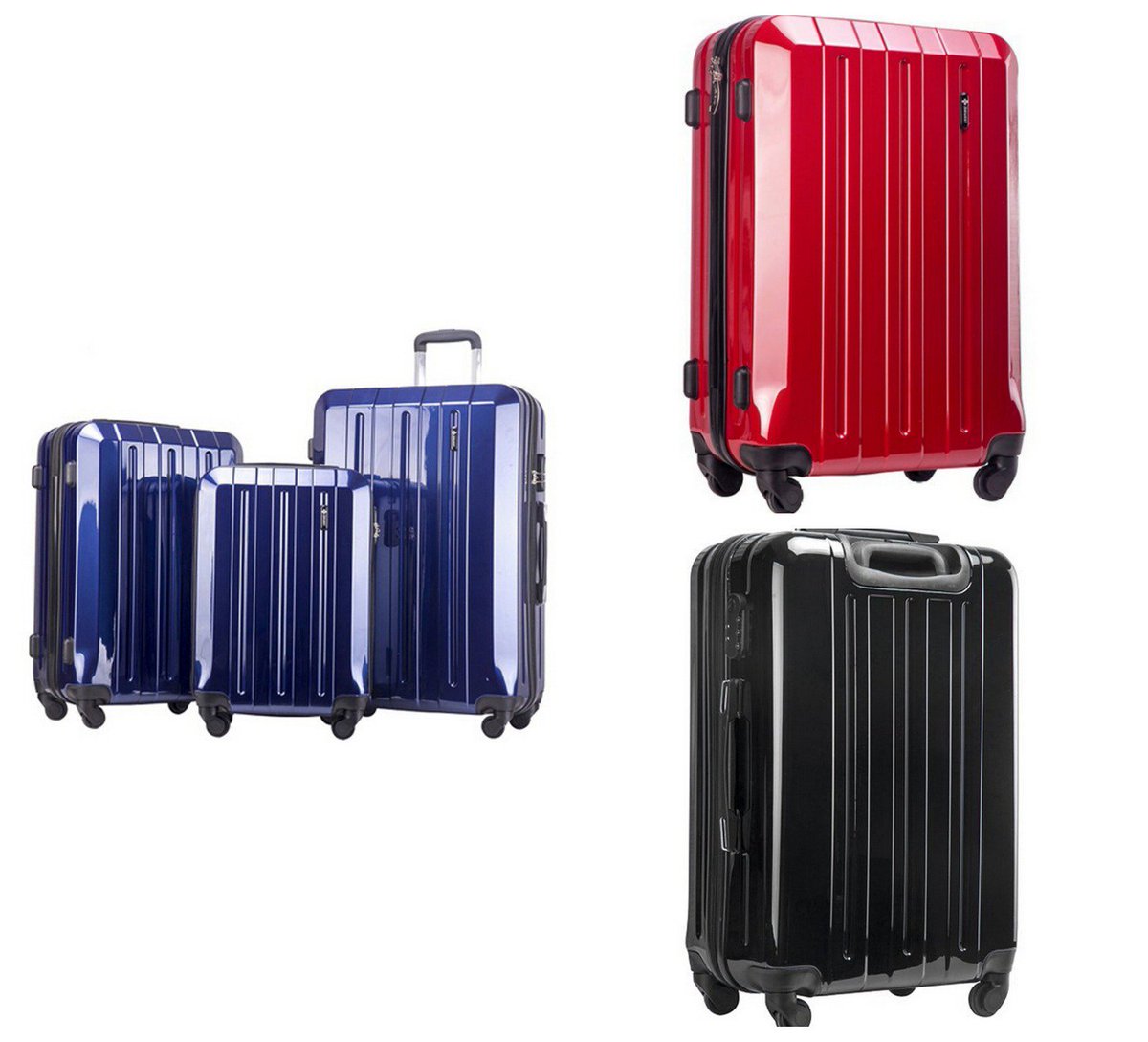 Glossy finish and superior shine, our luggage set has it all. Get $15 OFF with code MLCE24PA expires 2/25 11:59pm: goo.gl/Q0oQch