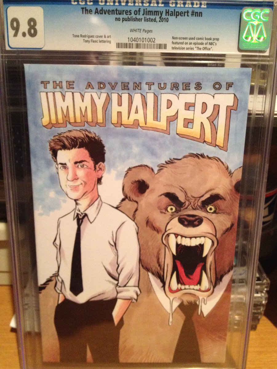 Hey <a href="/johnkrasinski/">John Krasinski</a> look what I have. How can I get you to sign it?