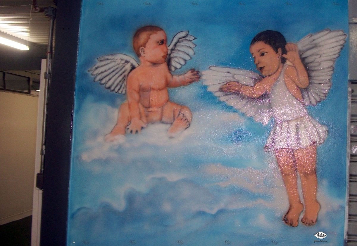 edilson_artedy's tweet photo. Pintura que fiz na parede do refeitório da Escola Vicentina Tamborino localizada no Jardim Varginha https://t.co/OyjeCvSx5f