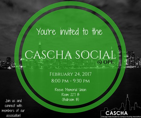 CASCHA's tweet photo. Need a cookie? Want sweet #Chicago themed raffle prizes? Stop by the #CASCHA Social @OPEinfo ! https://t.co/z2XOLM5zmr