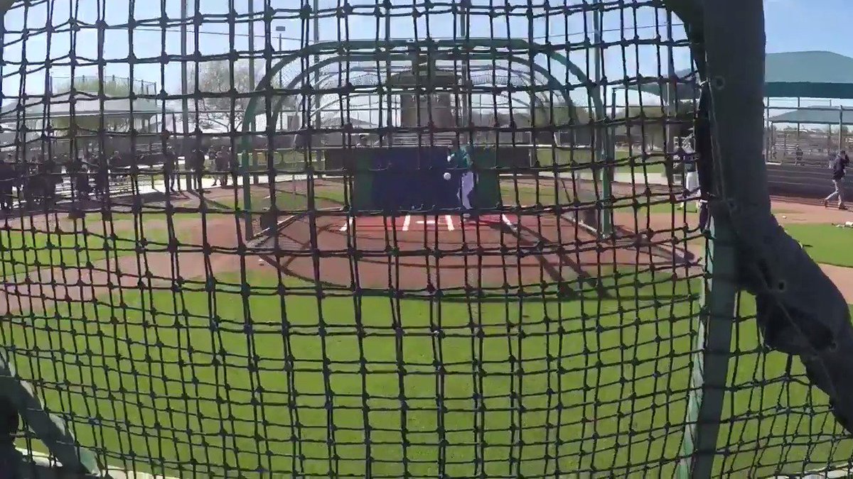 Ever wondered what it would look like to throw BP to pros? See for yourself. #MarinersST https://t.co/VnBQxUPrDz