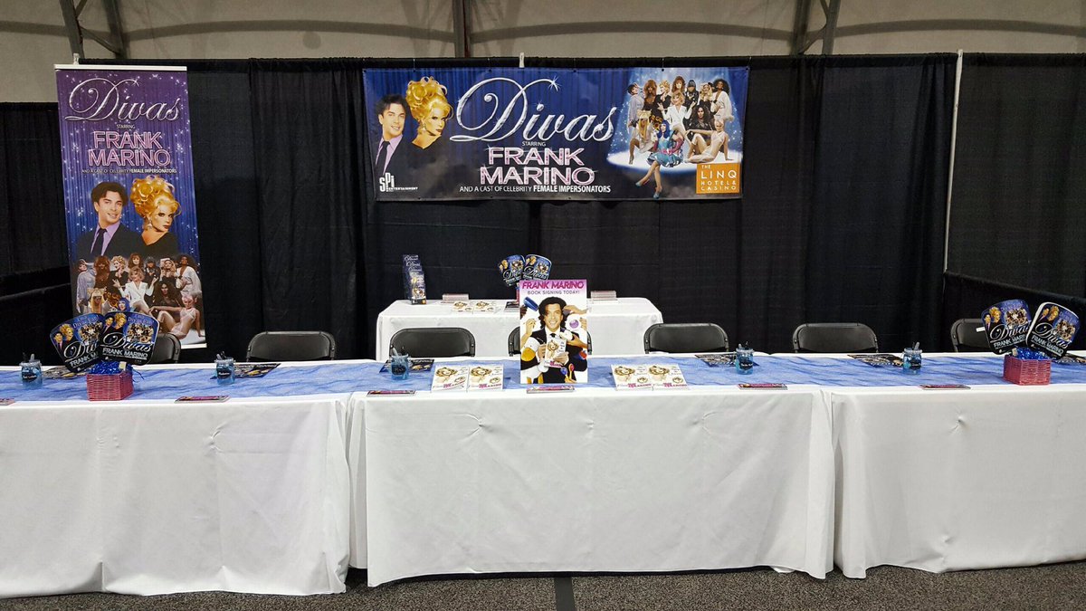 All set up for Divas day out tomorrow in Las Vegas at the world market center from 10 to 4! #DivasLasVegas <a href="/divasdayoutlv/">Diva's Day Out</a> #LasVegas