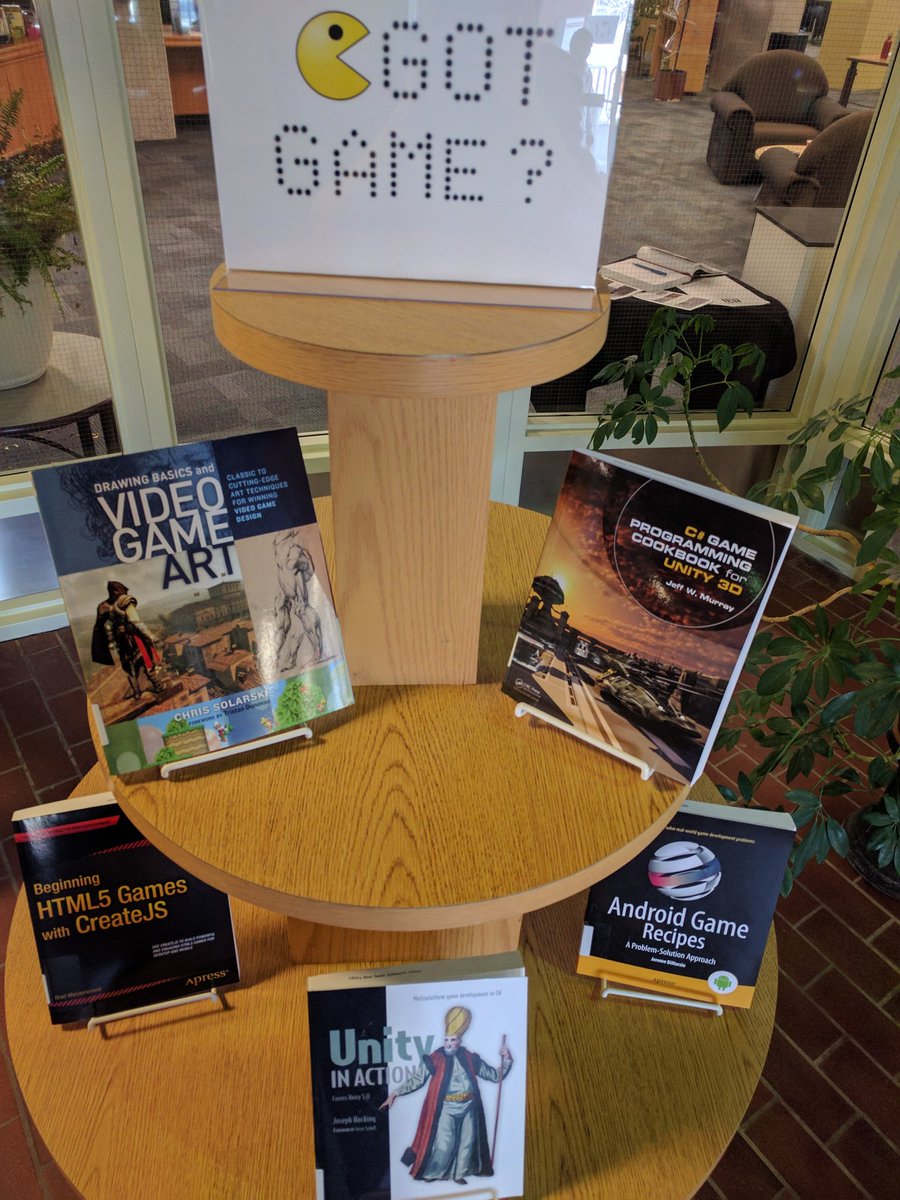 NSCCTruroIT's tweet photo. NSCC library has your back at #GameJam2880 #GameArt #unity3d #CreateJS #GameDev https://t.co/0fBqrrCVqO