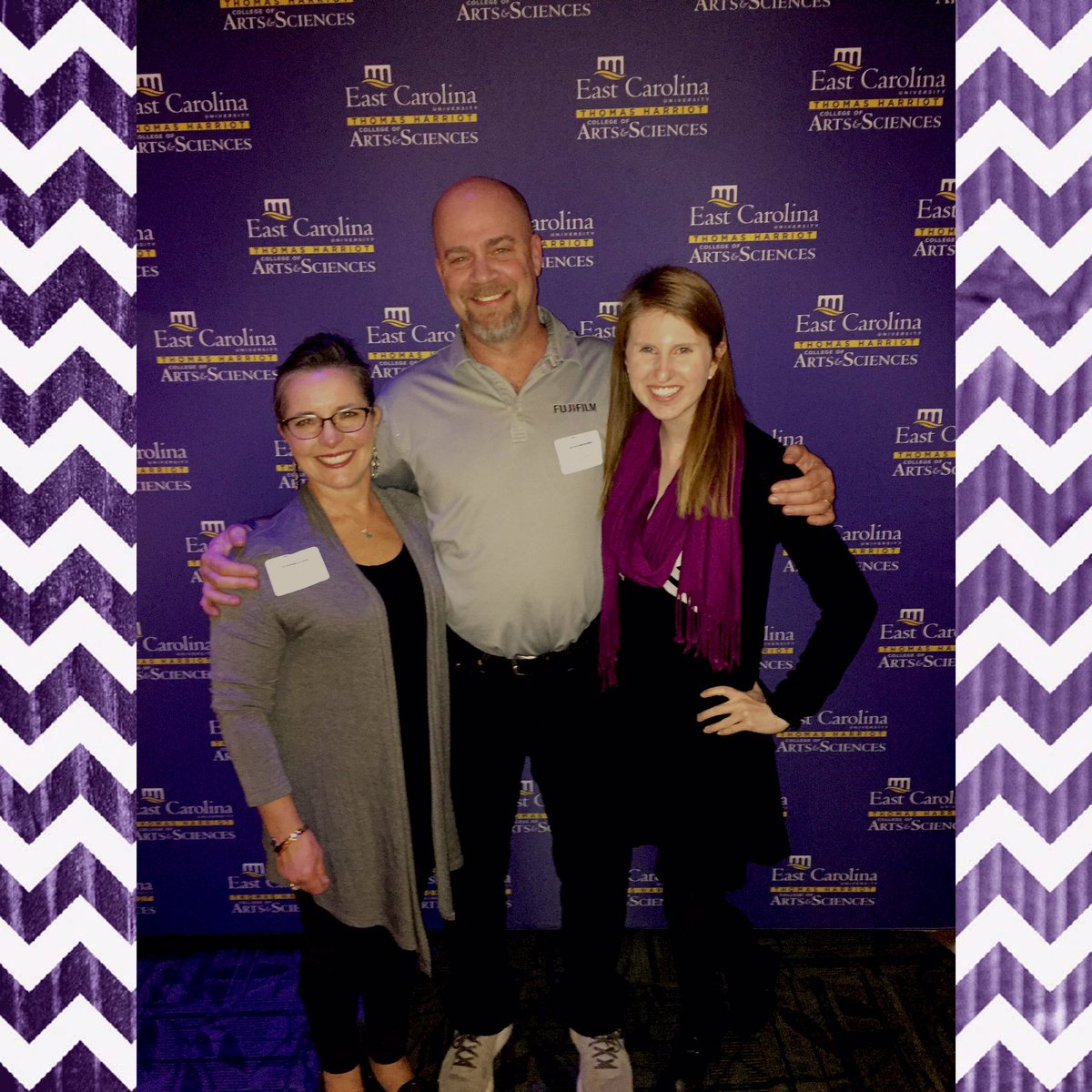 danataylor03's tweet photo. @ECUAdvancement We may not be fighting for Oscars on the red carpet this weekend but bleed purple and gold fighting for quality family time https://t.co/7Wb24qfaHR