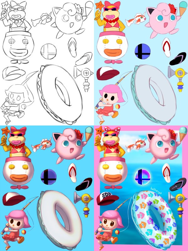 (step)
[SSB4]
[Mario Kart 8] 