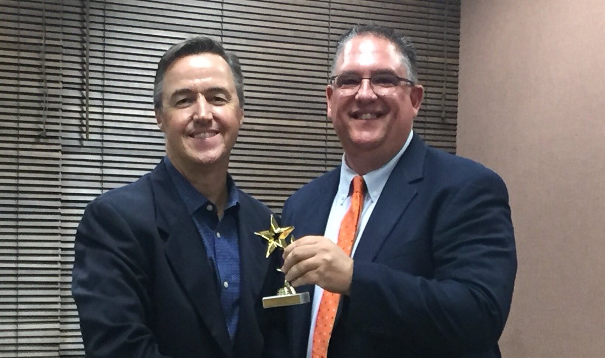 Congratulations to International Speech contest 1st place winner, Scott Brown! #VistaTM