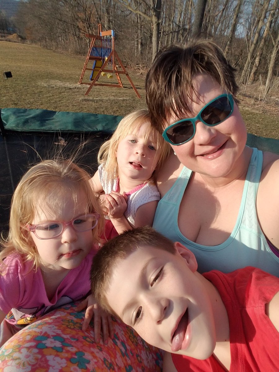 ChunkyCheetah's tweet photo. Outside with my baby cheetahs jumping on the trampoline! Kids are the fountain of youth! #eureka #eternal #youth #fitfamfun https://t.co/Eh6AnO1XCk