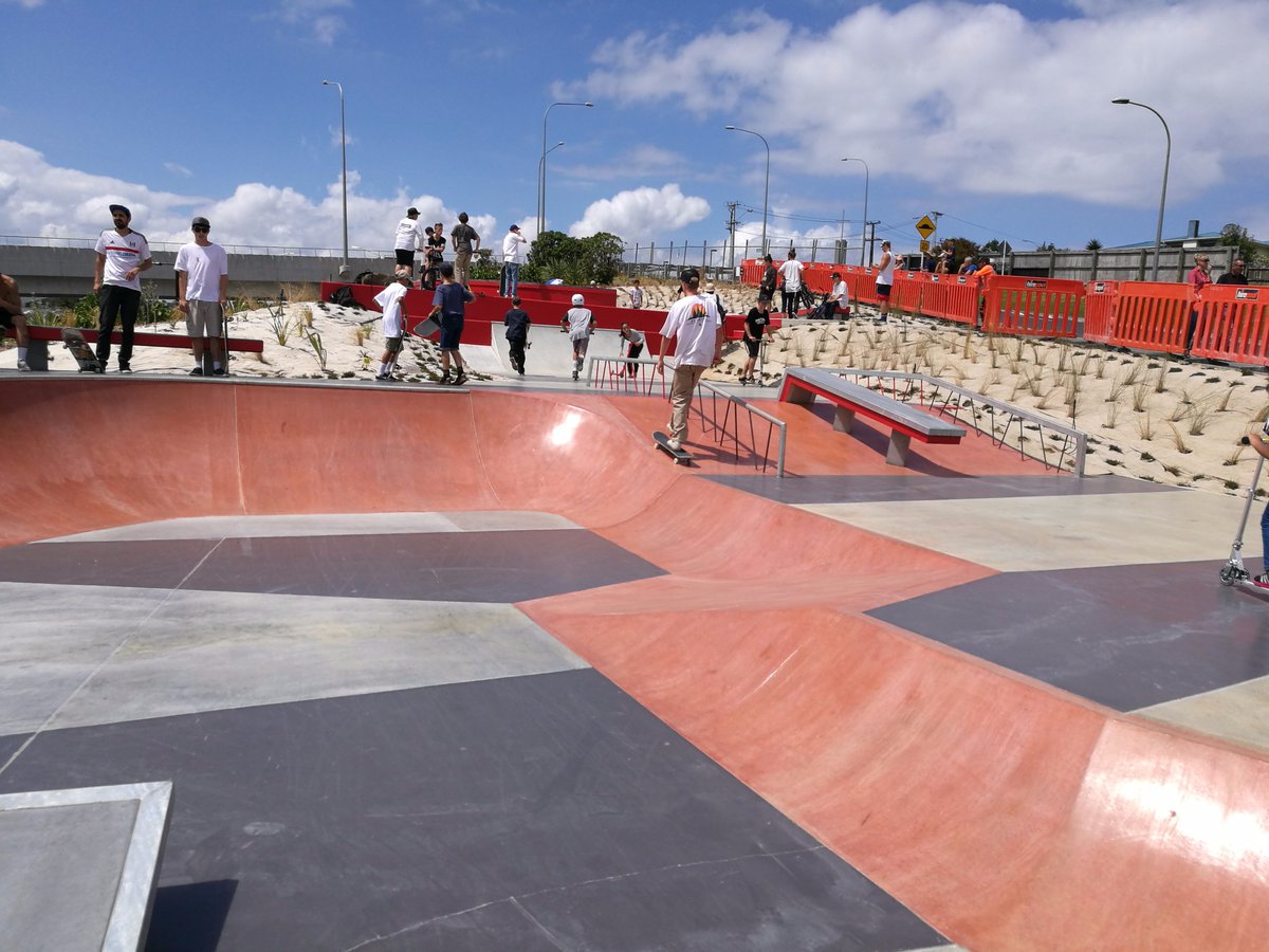 Great turnout at the opening for Valonia Reserve Skatepark today! Young &amp; old dropping in, skating hard.  #BuildCommunities #BoostAKLD