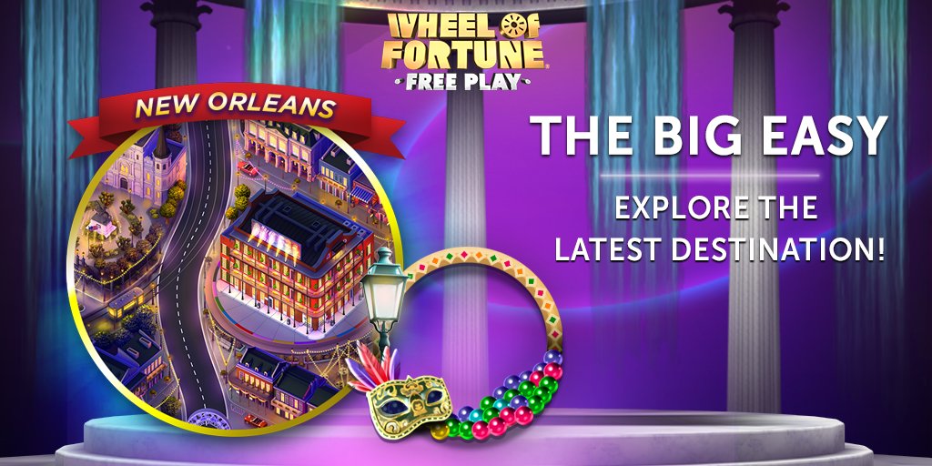 TheWheelGame's tweet photo. New Orleans has been added to the game! Complete the other destinations to unlock! https://t.co/dpyUIOW002 https://t.co/jhXDUGIWw5