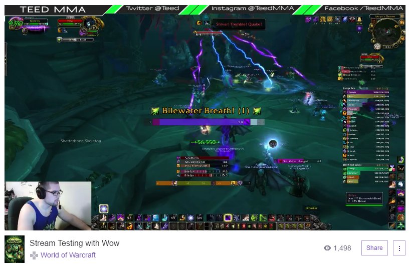 FatRatGaming's tweet photo. .@teed is streaming LIVE! Stop in, say HELLO in the chatroom https://t.co/xBEDPeQtHO .. World of Warcraft #warcraft #teedmma https://t.co/gE76bGFE3f