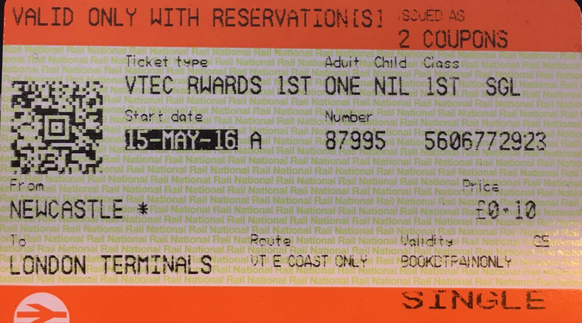 daveinitalia's tweet photo. Today marks 1 year since I used up my last #ECRewards ticket! 😢 @Virgin_TrainsEC needs to innovate and offer #BetterRewards https://t.co/vk5D2WqK8T