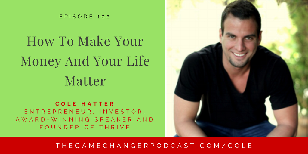 InnerNorthStar's tweet photo. I hope this episode with @colehatter has you thinking about your “Why”. https://t.co/M3H6iGXI3e #Thrive16 #attendthrive #mentorship #money https://t.co/tQ7j4HWIAL