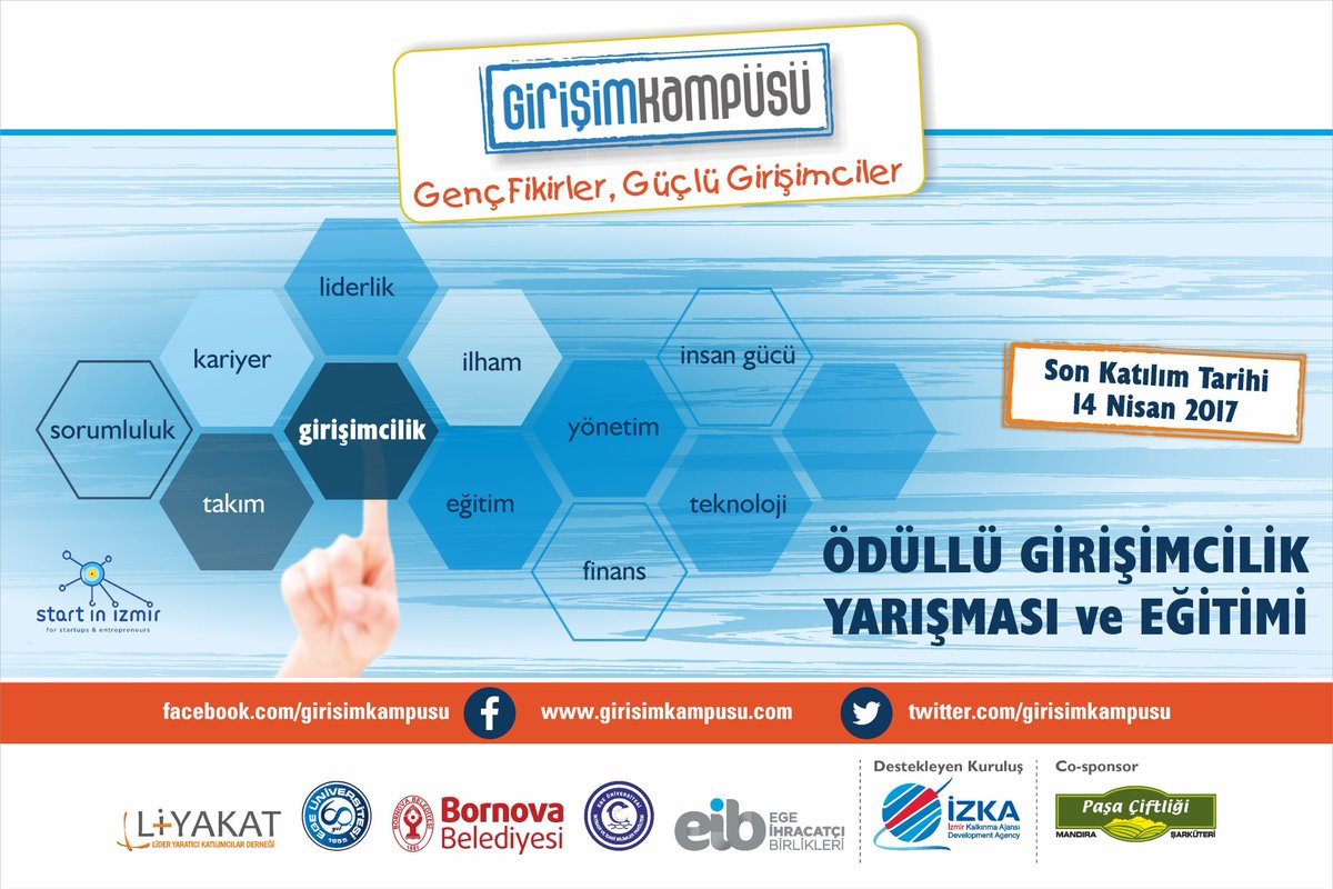 Girişim Kampüsü Başvuruları 28 Şubat Salı Günü Başlıyor. Katılım Tüm Türkiye'ye Açıktır.