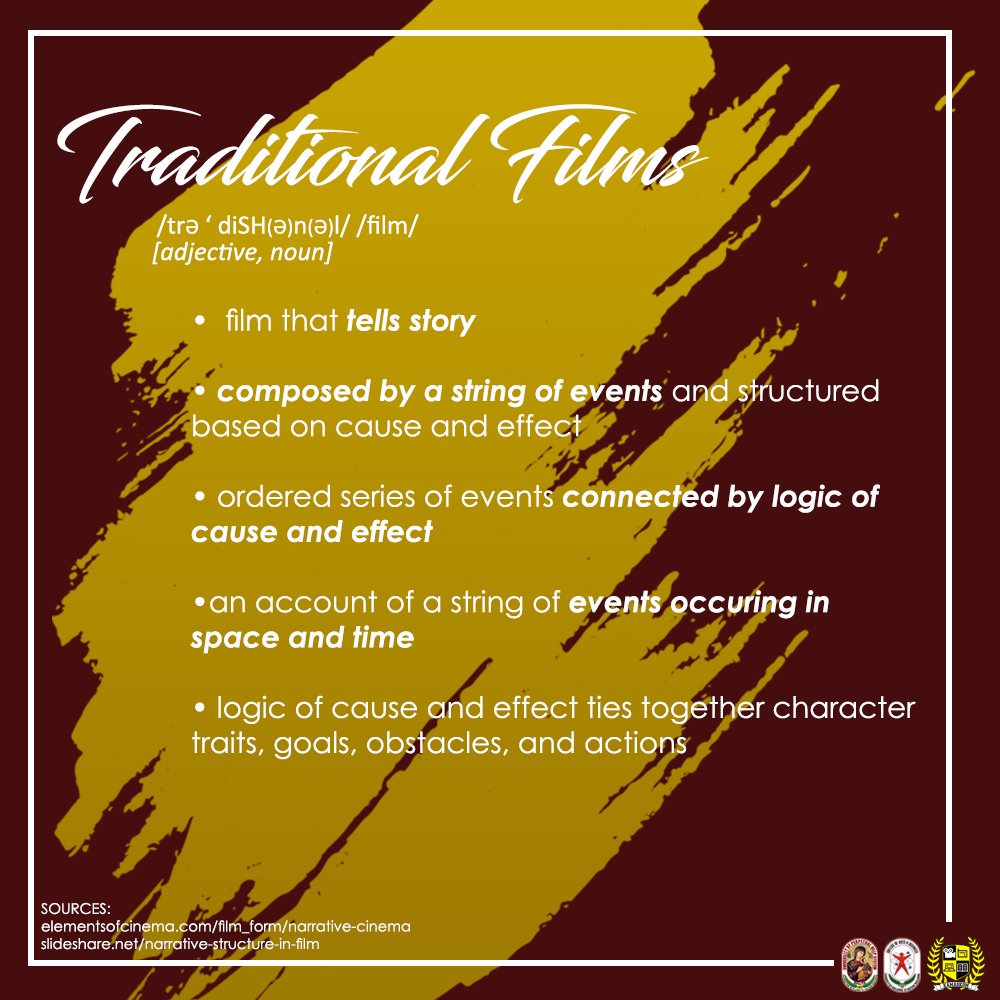 KAMASKOM's tweet photo. Ever wondered what Traditional and Experimental Films are? Here's a guide for your #13thCINEMASKOM experience. https://t.co/Wekr0JoCCK