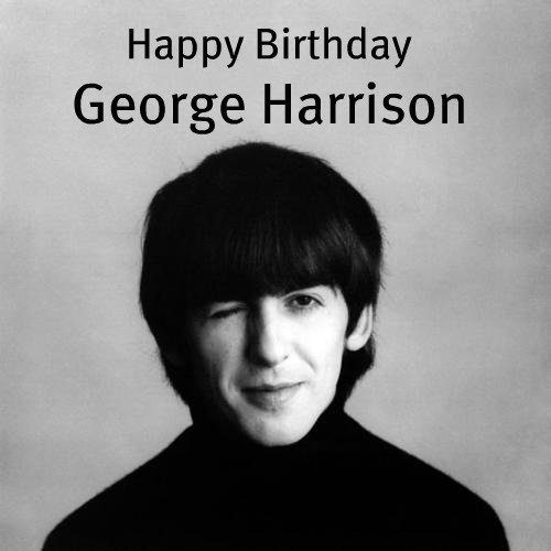 Happy Birthday to my birthday twin, my boy George Harrison. 