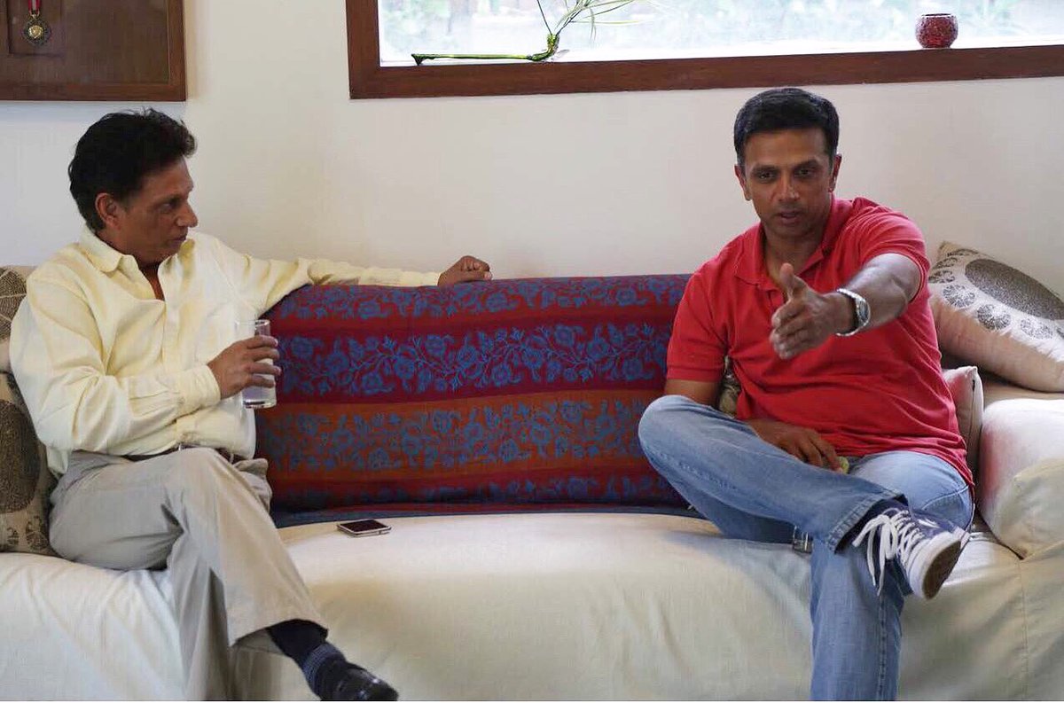 Rahul Dravid interviewed by Rajender Amarnath ~ this exclusive interview will be in our publication, the worlds first interactive book!