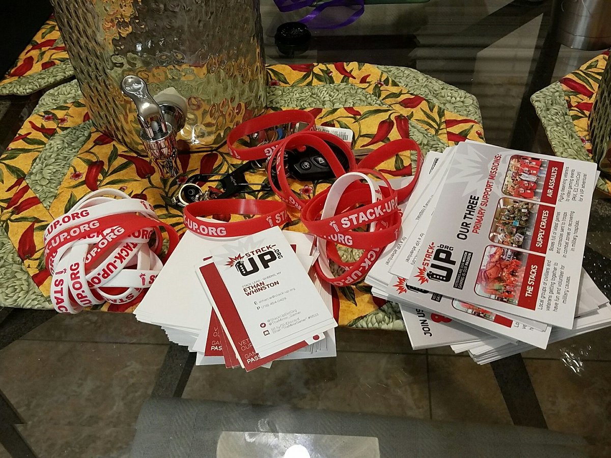 MarcWhinston's tweet photo. @StackUpDotOrg #wristbands and #stickers and #informationcards going to @FortCampbell via California
#QueensStack
#StackTFUp
#RedShirtRaid https://t.co/p6ATxLj7q7