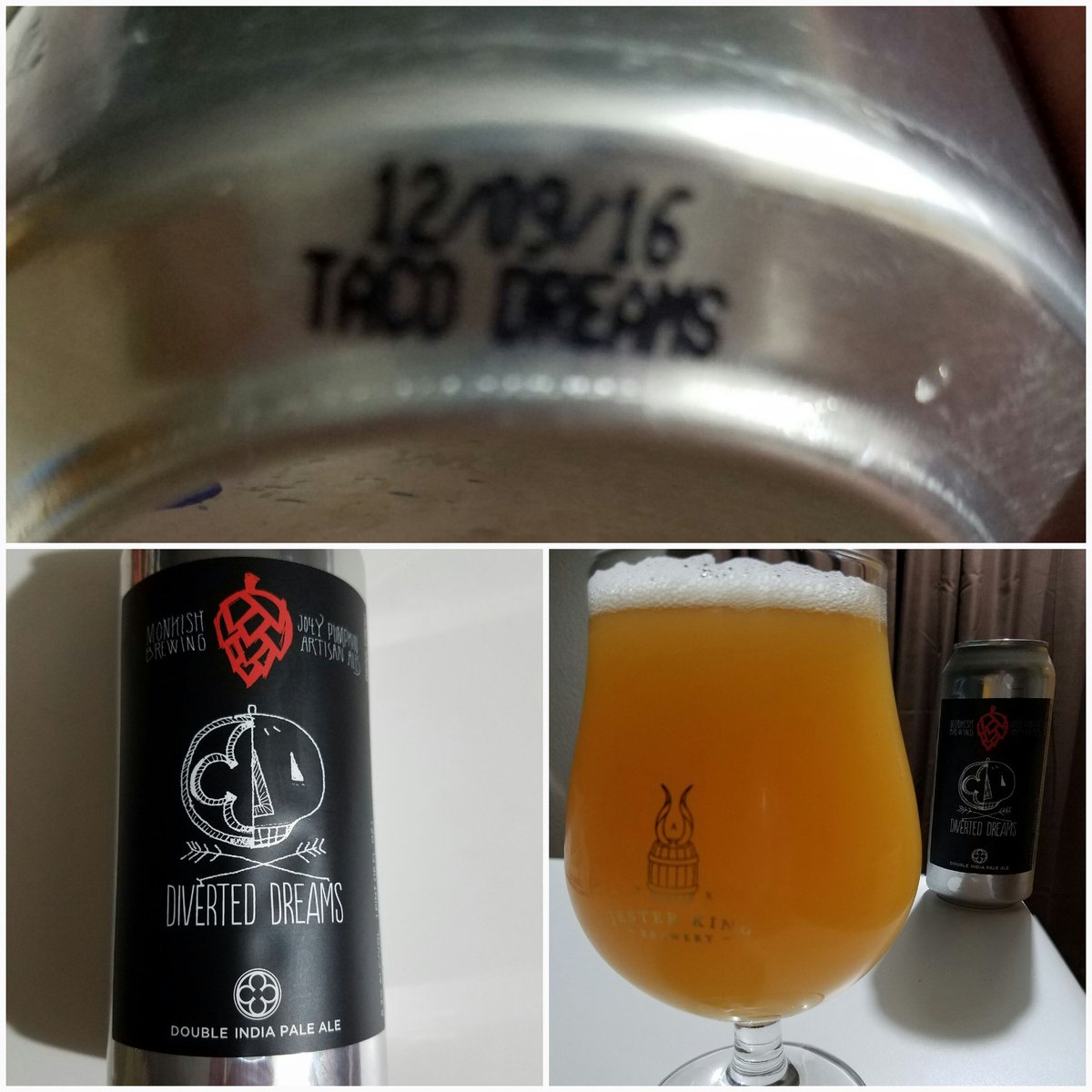CraftBeerReview's tweet photo. .@monkishbrewing/@jollypumpkin collab Diverted Dreams. I'm a lil late to the party cuz this bastard was hiding. Salud! #craftbeer #azmcbl https://t.co/KucJBeZZ5E