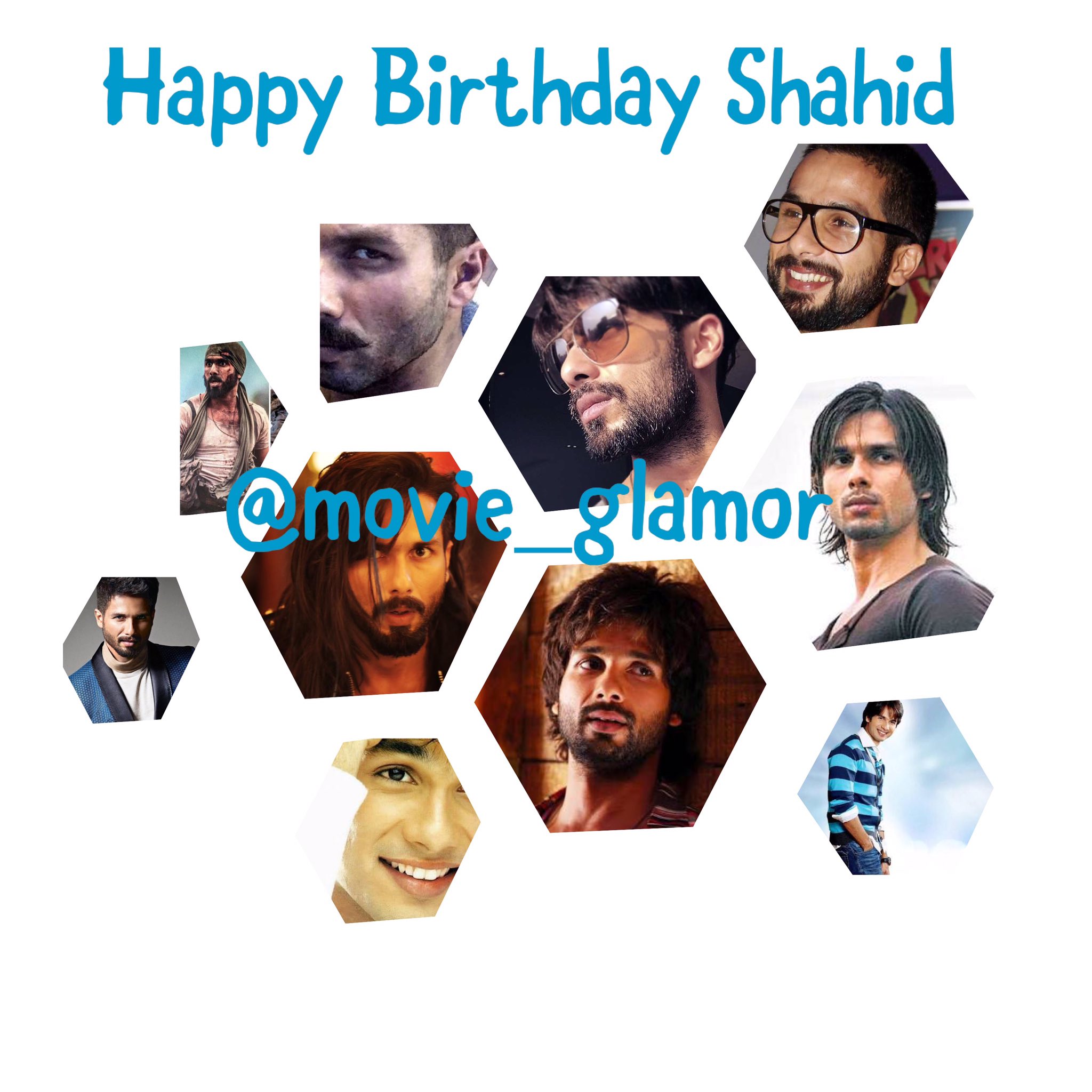  wishes all the success to the B-town versatile actor .. 
Happy Birthday Shahid Kapoor 