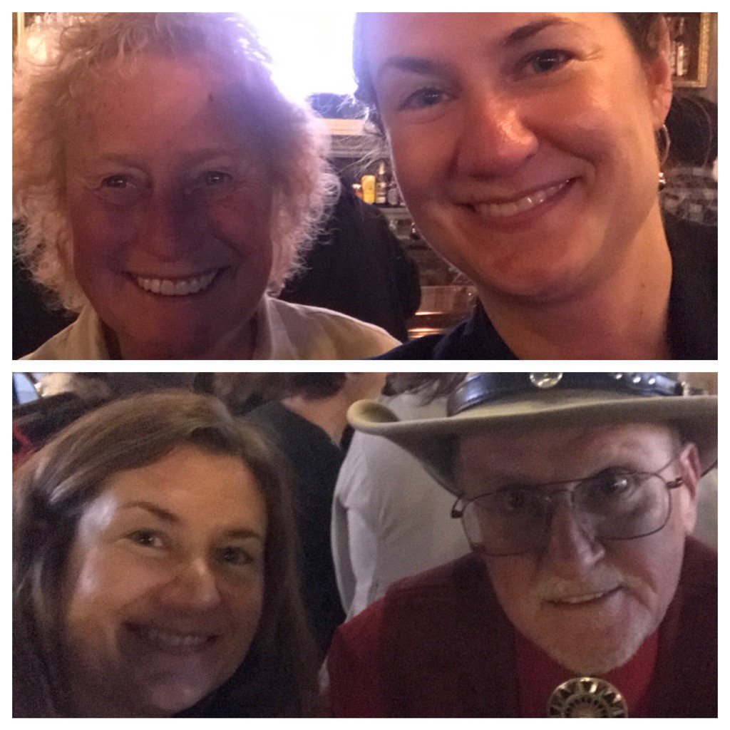 neurovaughan's tweet image. Privilege to meet 2 greats from San Diego hospice: Drs Laurel Herbst and Mike Frederich #hpm17 #hpmrookie17