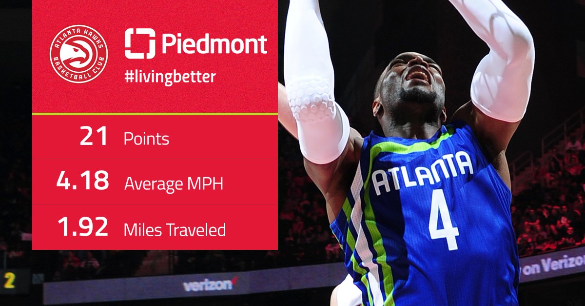 Tonight's @PiedmontHealth #livingbetter Player of the Game is @Paulmillsap4 https://t.co/xVNvF6km7O