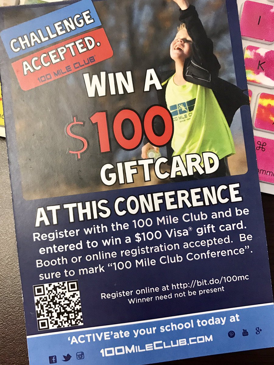 100MileClub's tweet photo. Thanks to all who attend our session today at #CAHPERD17.
We ♥️ what we do! Come see us tomorrow #booth614 & let's do this! #100milenation https://t.co/Sa9rLHhos1