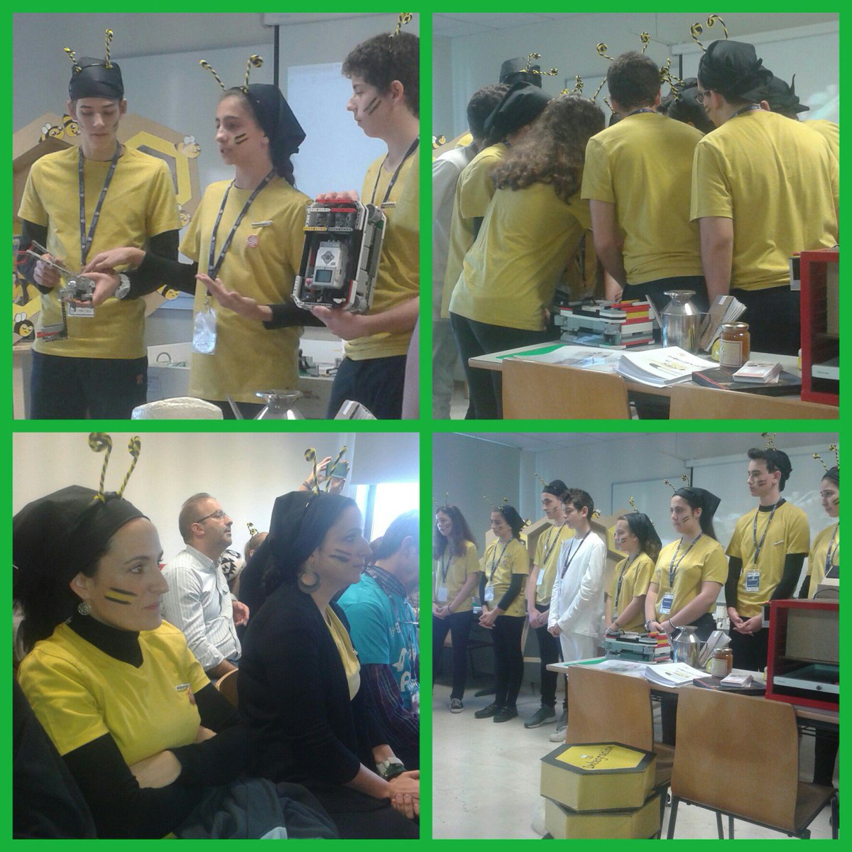 martagomezvz's tweet photo. @roboporto Defensa de las abejas y presentación del robot dentro del Proyecto @FLLMadrid @nazaretoporto Espectacular trabajo en equipo!! https://t.co/7FFfzWxMZn