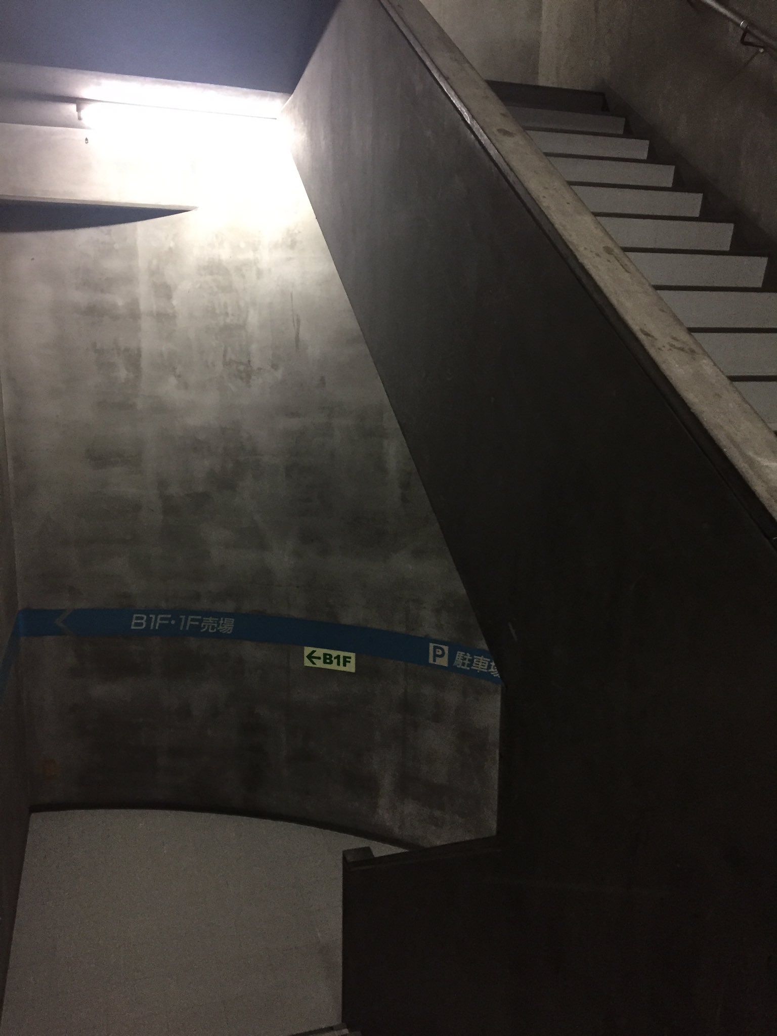 Mw岩井𓅱 浅草roxの地下駐車場へと降りる階段から漂う 初期 バイオハザード 感 T Co Hsbuyr33u2 Twitter