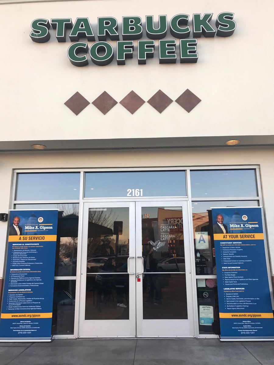 AsmMikeGipson's tweet photo. This evening, I had the pleasure of holding a community coffee with City of #Compton residents and take their questions. #AD64 #caleg https://t.co/onntdjWowi
