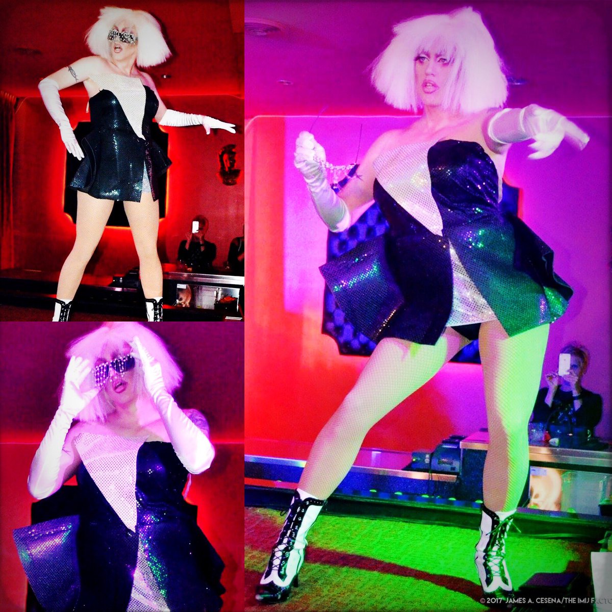 MarinaMacPS's tweet photo. Marina Mac showing some @ladygaga love! #dragqueen #mua #ladygaga #palmsprings  @QueensofPS #justdance https://t.co/lqcU3kAL7j
