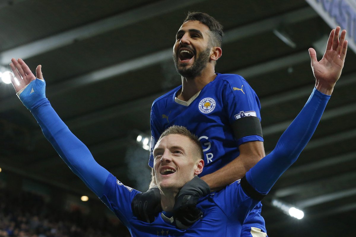 Mahrez &amp; Vardy:

2015/16:
⚽ 41 goals
🎯 17 assists

2016/17:
⚽ 8 goals
🎯 4 assists