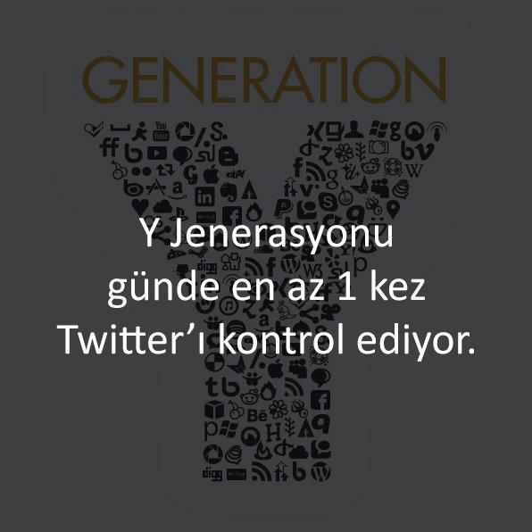 Y Jenerasyonu günde en az 1 kez Twitter’ı kontrol ediyor.