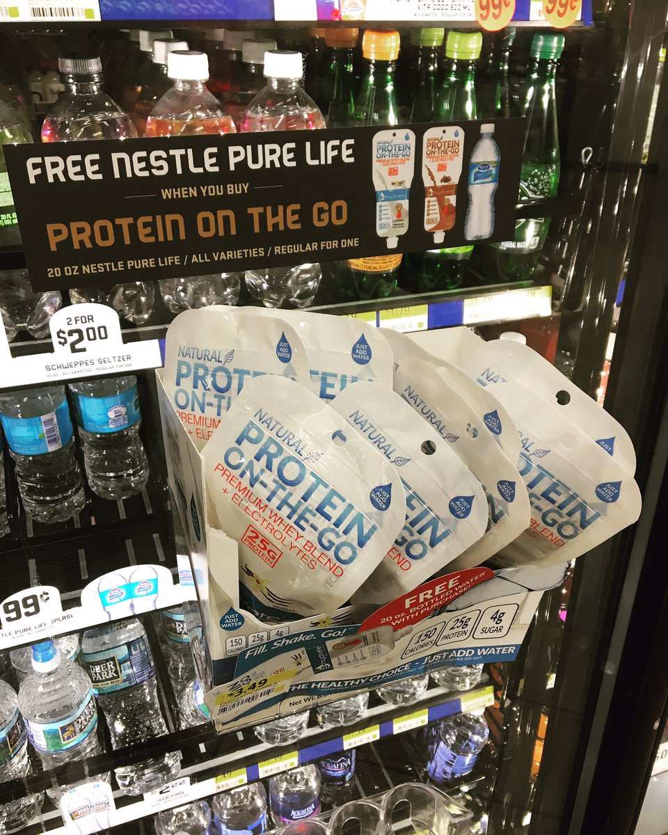 mcoveyjr's tweet photo. @E_hydrate Protien On-The-Go at your local @SunocoRacing gas station! #ehydrate https://t.co/i2bgc9OFXw