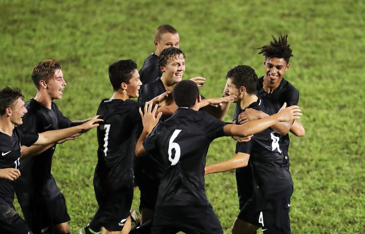 NZ_Football's tweet photo. MATCH REPORT I NZ have claimed the @OFCfootball U-17 title in style by defeating New Caledonia 7-0 in the final. https://t.co/GMIqzC8ikM https://t.co/OZE02LDLeF
