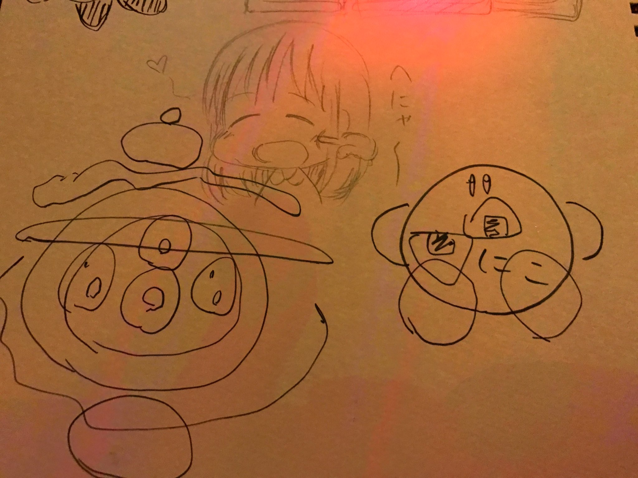 うさえ アニメ版星のカービィの きほんはまる の歌詞その通りに描いたカービィとデデデ大王 T Co Klzslr6zvp Twitter