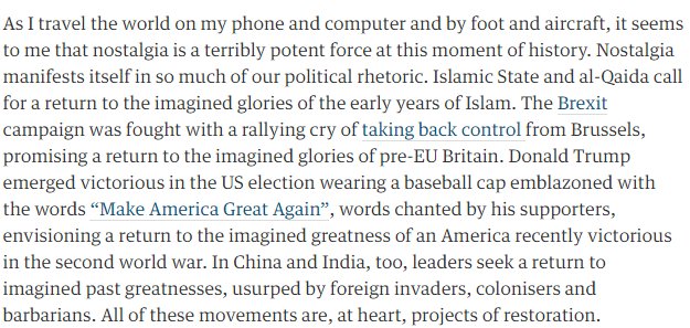 monkchips's tweet photo. thoughtful piece on the dangers of nostalgia/why we should engage more radically with the future https://t.co/FVLYqDhTkN https://t.co/9irVHxOtm6