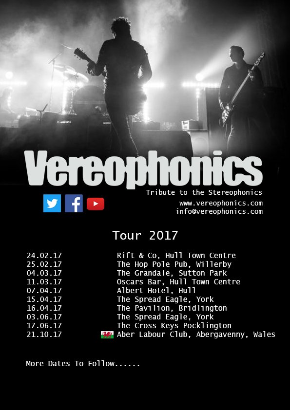 The VereoPhonics on Twitter "Updated tour dates. phonicstribute 