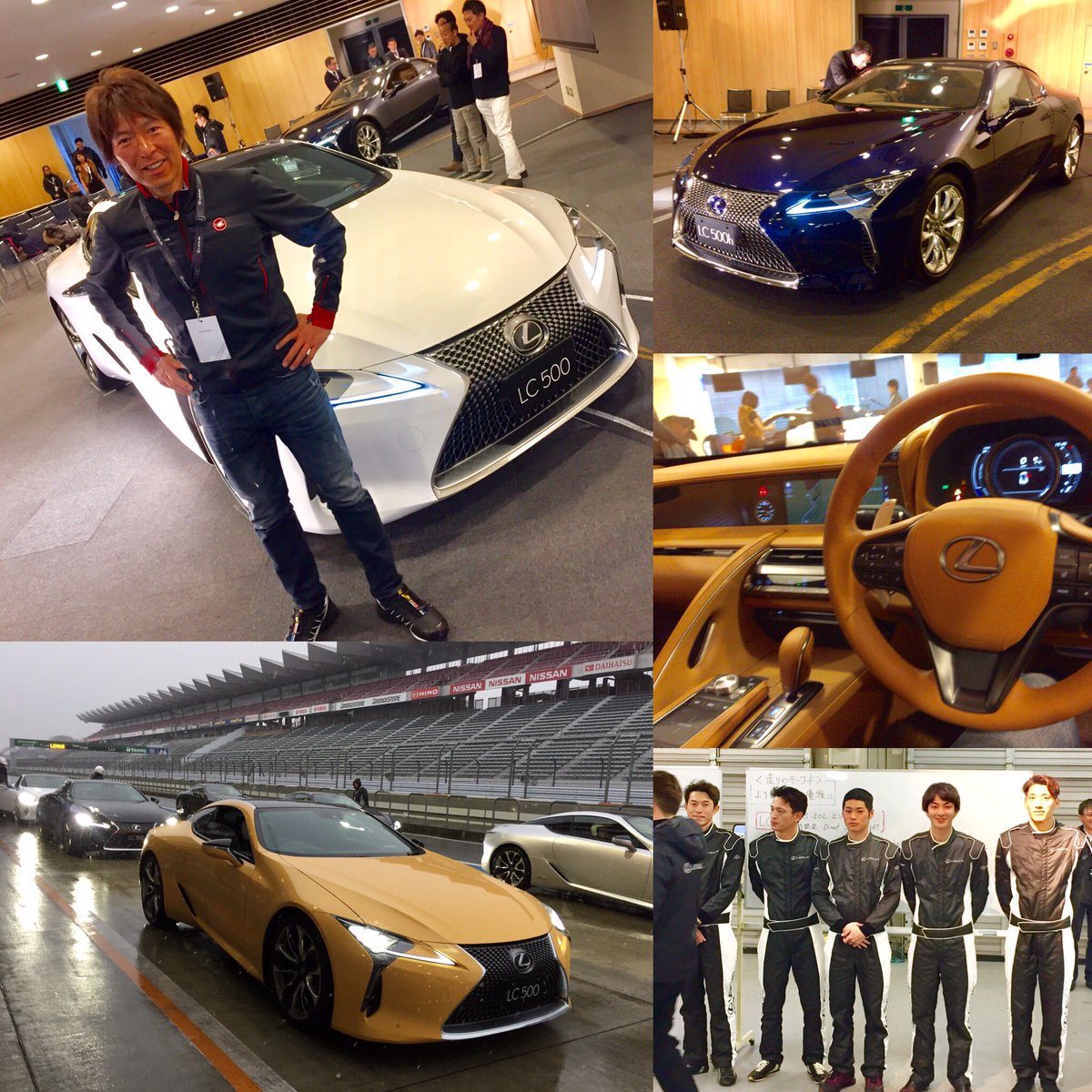 d_imanaka1's tweet photo. レーサー鹿島さんに誘われて、発売前のレクサスLC500に乗ってきました❗️
官能的なフォルムと高い運動性能。富士スピードウェイでも楽しめました🏎
馴染みのレーシングドライバーが..😊
#レクサス
#lc500
#発売前
#477ps
#4.4s
#迫力のスピンドルグリル https://t.co/HirHog2B1Y
