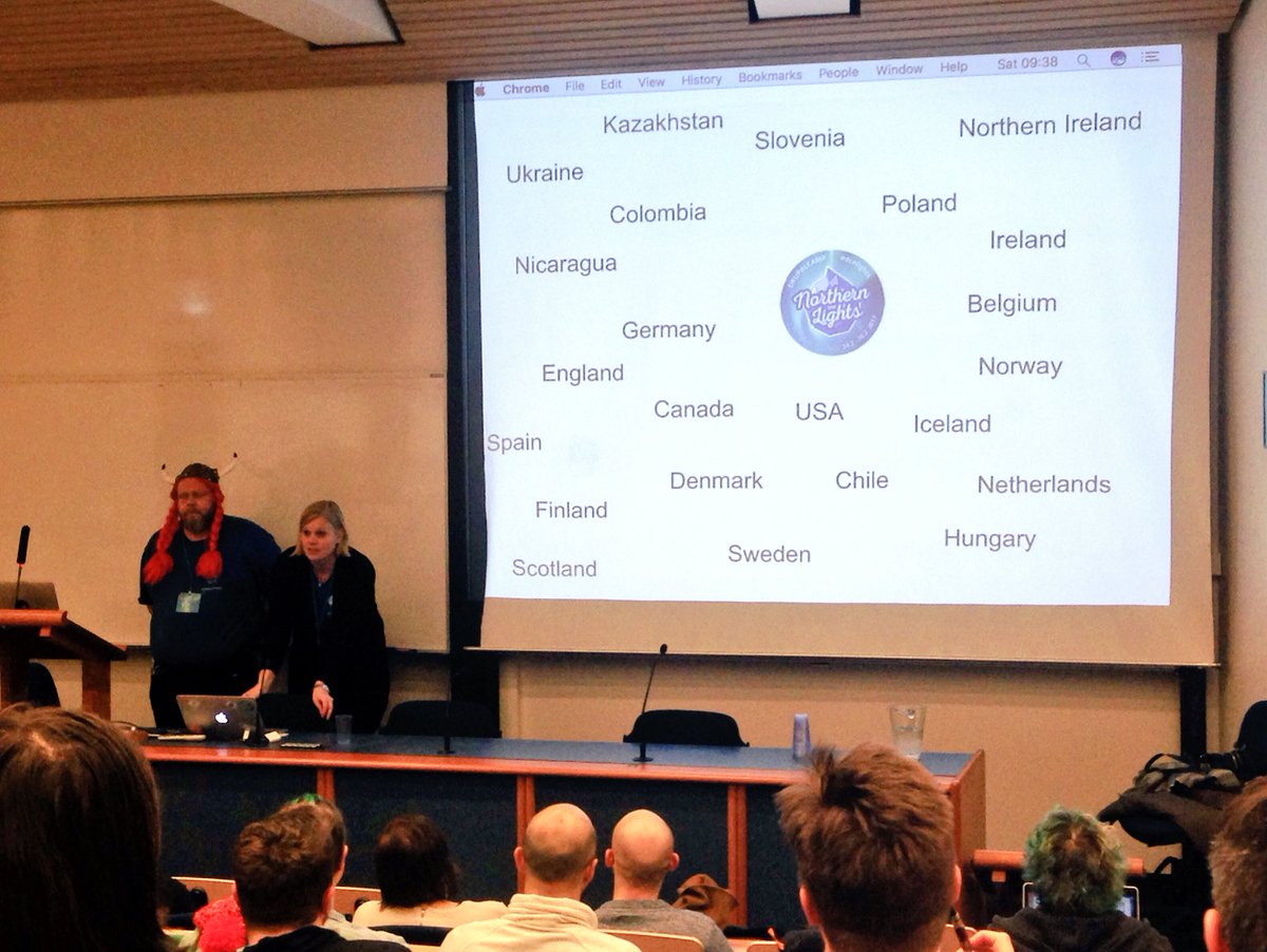 23 countries listed on a screen