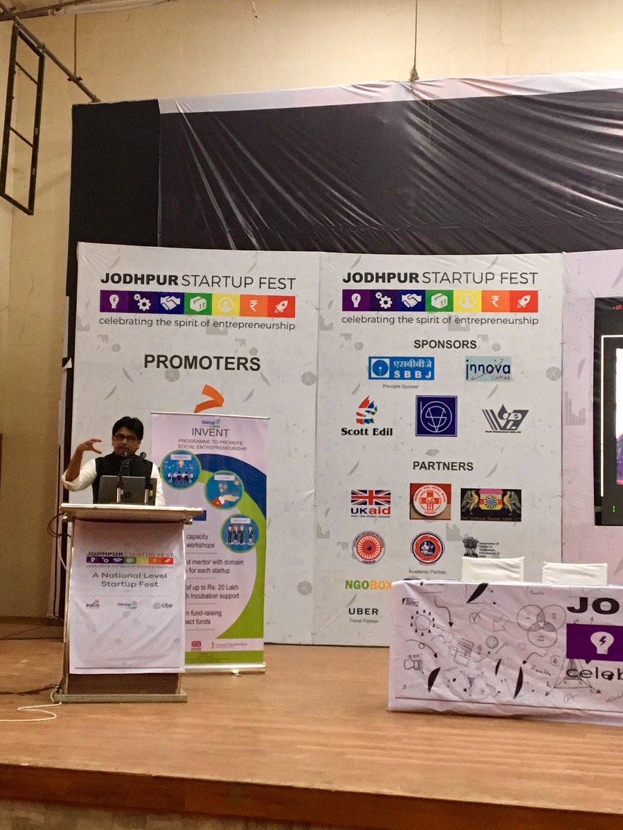 NucleusIIMAV's tweet photo. Md. Shahnawaz from Khushi Baby is our third speaker for the day at Impact Talks #ImpactTalks #JSF17 #StartupRajasthan https://t.co/I1qJhE75mF