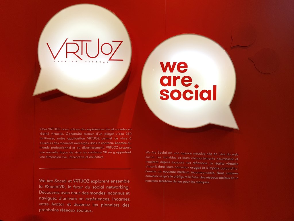 Nous vous attendons sur le stand n°30 tout le weekend au salon #Virtuality2017 avec <a href="/vrtuoz/">Vrtuoz</a> ! Venez découvrir la #SocialVR !