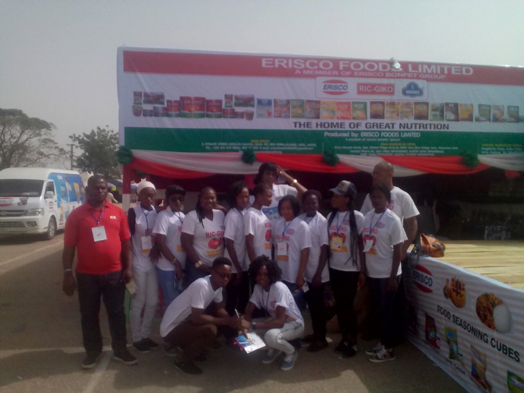 Erisco foods ltd live in kaduna trade fair.... What a company