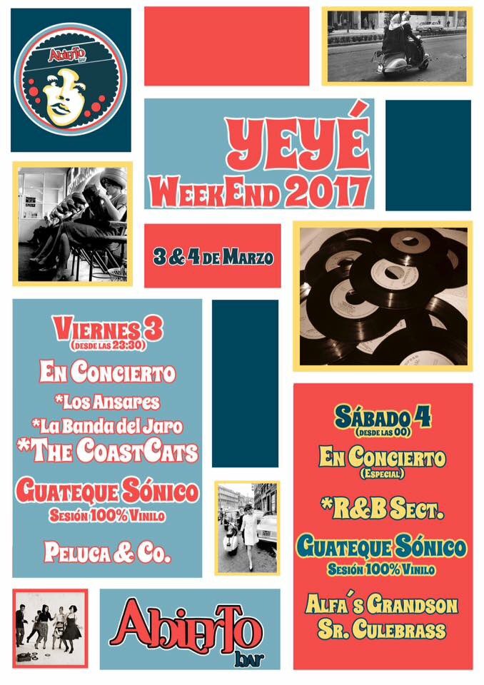 thecoastcats's tweet photo. En una semana sera el gran concierto #yeyeweekend de @abiertobar  y el  fabuloso #vermutyeye, #yeyestarancon #yeyes https://t.co/YxbVALvWIB