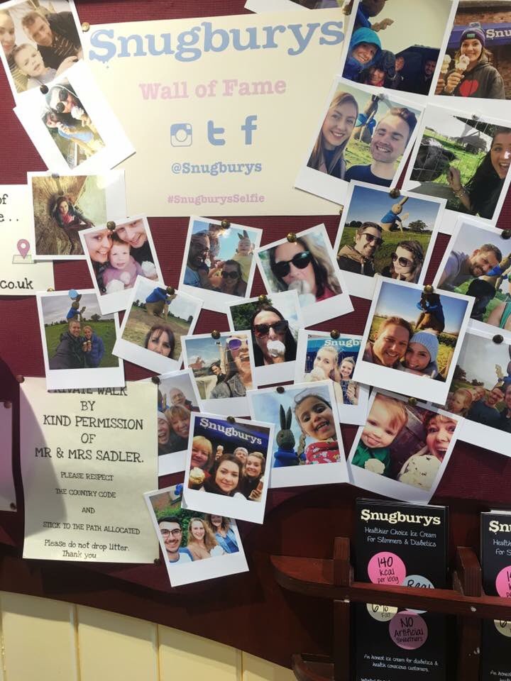 Can you spot 2 faces known to MMUCE members? #snugburys #icecream #mmuce #walloffame