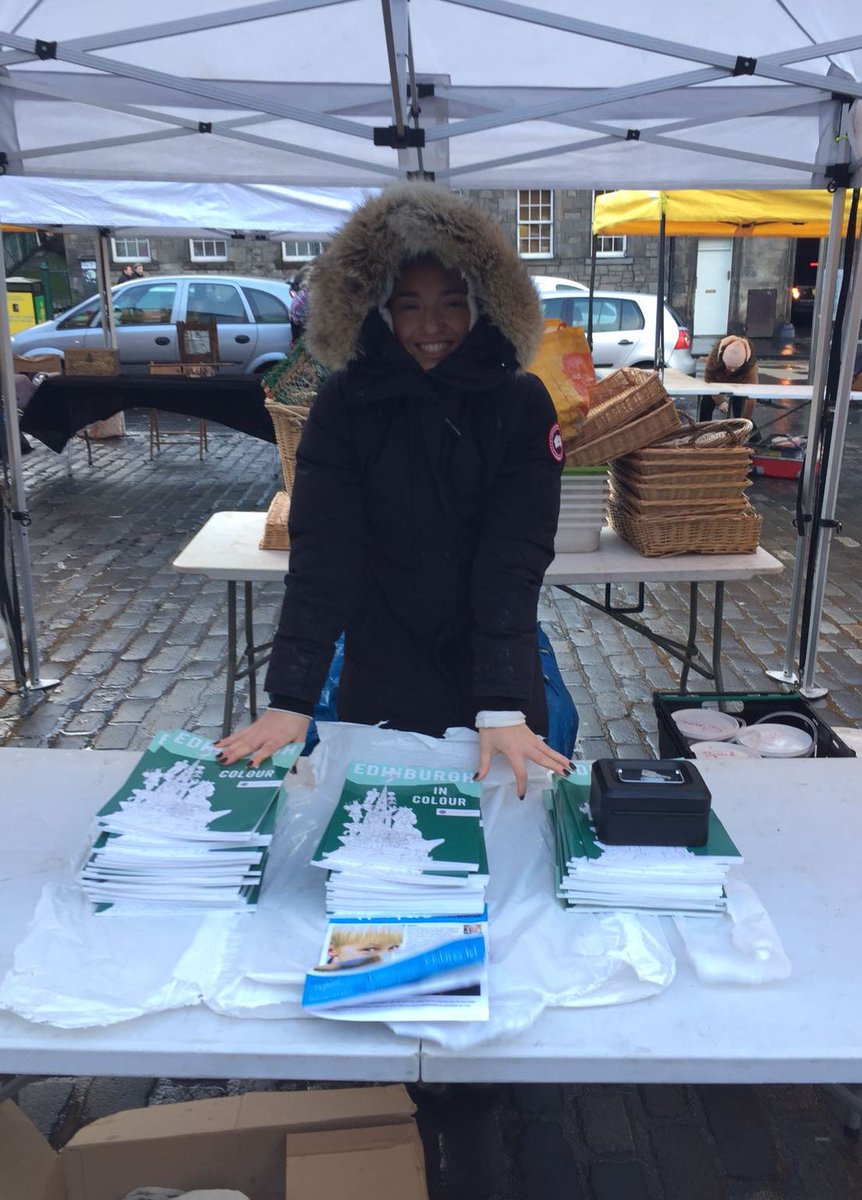 TeamCreat_Ed's tweet photo. Deadline of fundraising challenge is closer! Our stall is set at Grassmarket right now! Grab a copy &amp; help us reach our goal of £5000!!! https://t.co/ENVS9jTlCa