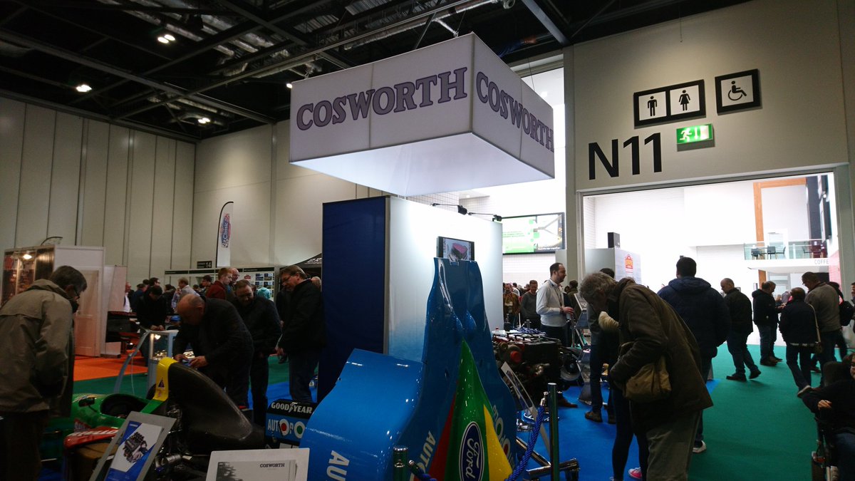 Cosworth's tweet image. Day 3 @HMotorsportInt #HMI17 show @ExCeLLondon ! #Benetton #DFV #lotus #classiccars #F1