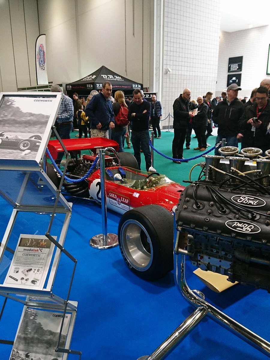 Cosworth's tweet image. Day 3 @HMotorsportInt #HMI17 show @ExCeLLondon ! #Benetton #DFV #lotus #classiccars #F1